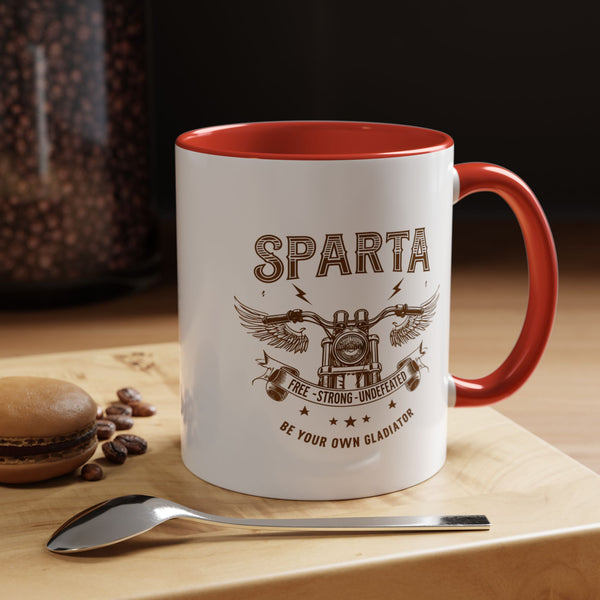 Spartan Warrior Coffee Mug – Empowering Drinkware for Fitness Enthusiasts, Motivation Gift, Gym Lover, Gladiator Theme, Sports Events