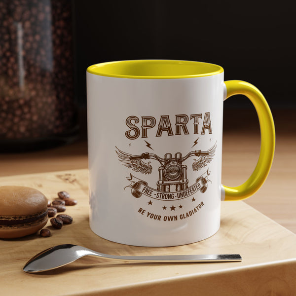 Spartan Warrior Coffee Mug – Empowering Drinkware for Fitness Enthusiasts, Motivation Gift, Gym Lover, Gladiator Theme, Sports Events