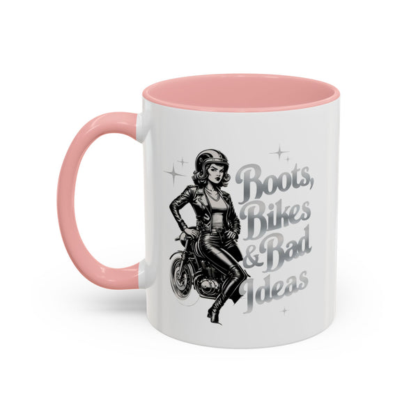 Coffee Mug for Female Bikers, Menopausal Riders Gift, Sparta Queen Mug, Motorcycle Womens Mug, Biker Gift, Ashpalt Goddess