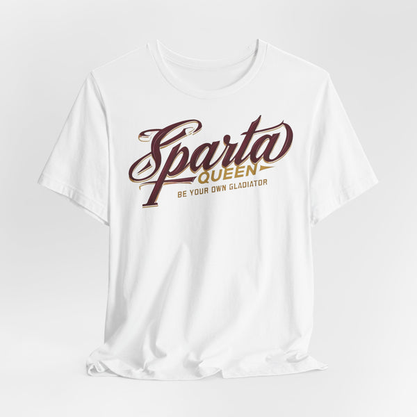 Sparta Queen Tee, Gladiator Shirt, Strength Motivational Tee, Fitness Apparel, Empowerment Gift, Workout Motivation Shirt