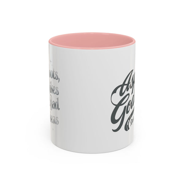 Coffee Mug for Female Bikers, Menopausal Riders Gift, Sparta Queen Mug, Motorcycle Womens Mug, Biker Gift, Ashpalt Goddess