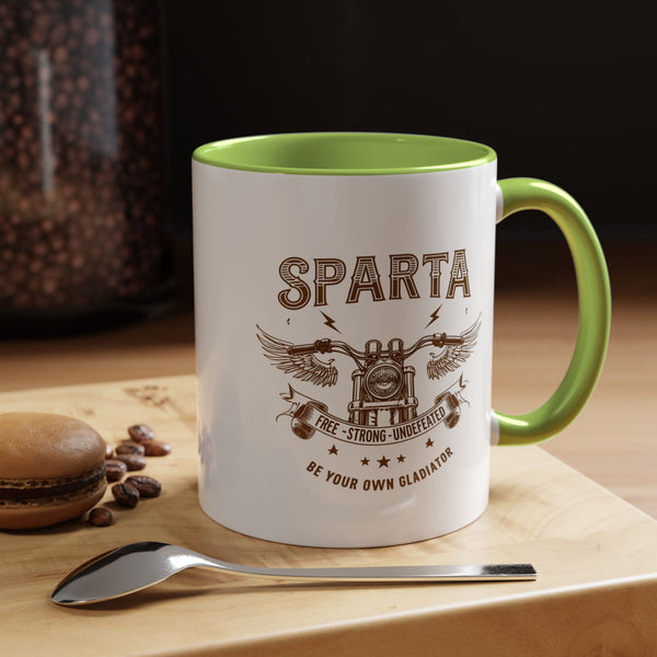 Spartan Warrior Coffee Mug – Empowering Drinkware for Fitness Enthusiasts, Motivation Gift, Gym Lover, Gladiator Theme, Sports Events