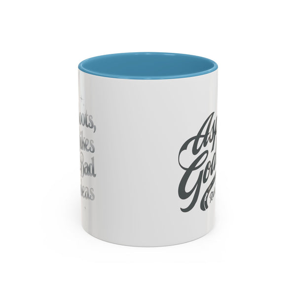 Coffee Mug for Female Bikers, Menopausal Riders Gift, Sparta Queen Mug, Motorcycle Womens Mug, Biker Gift, Ashpalt Goddess