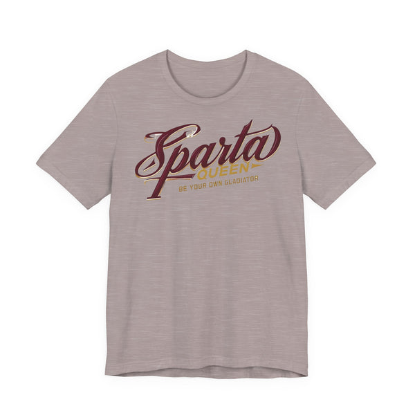 Sparta Queen Tee, Gladiator Shirt, Strength Motivational Tee, Fitness Apparel, Empowerment Gift, Workout Motivation Shirt