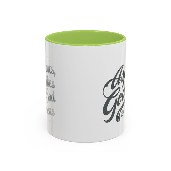 Coffee Mug for Female Bikers, Menopausal Riders Gift, Sparta Queen Mug, Motorcycle Womens Mug, Biker Gift, Ashpalt Goddess