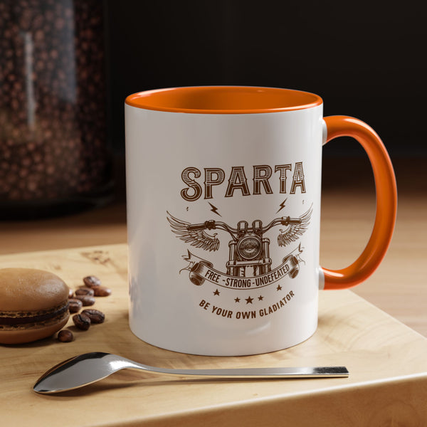 Spartan Warrior Coffee Mug – Empowering Drinkware for Fitness Enthusiasts, Motivation Gift, Gym Lover, Gladiator Theme, Sports Events