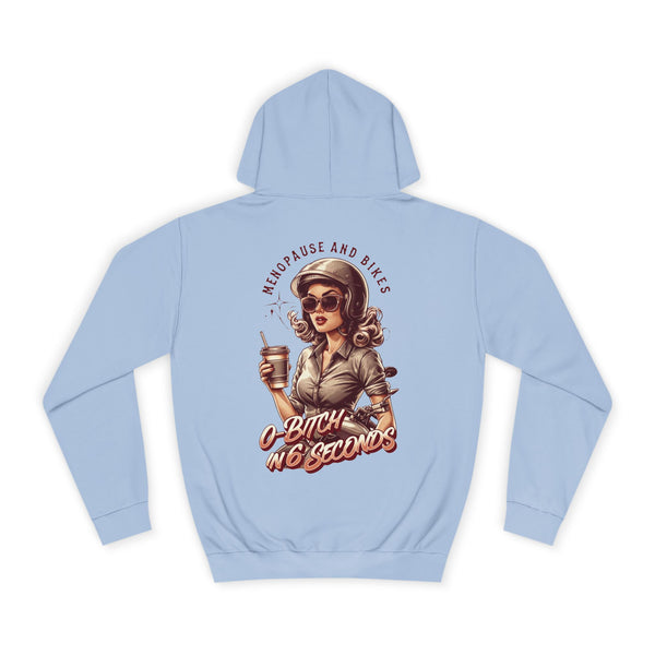 Fun and Sassy biker Hoodie female bikers, Perfect for Gift-Giving, Casual Wear, Biking, and Celebrations.