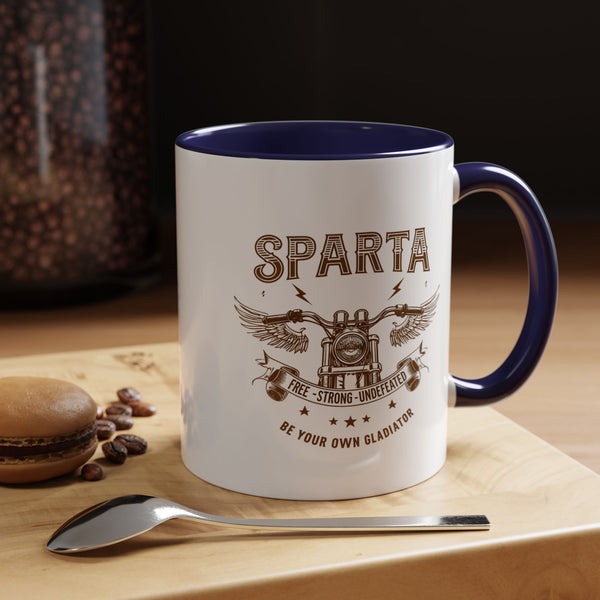 Spartan Warrior Coffee Mug – Empowering Drinkware for Fitness Enthusiasts, Motivation Gift, Gym Lover, Gladiator Theme, Sports Events