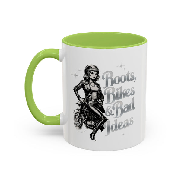 Coffee Mug for Female Bikers, Menopausal Riders Gift, Sparta Queen Mug, Motorcycle Womens Mug, Biker Gift, Ashpalt Goddess