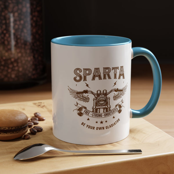 Spartan Warrior Coffee Mug – Empowering Drinkware for Fitness Enthusiasts, Motivation Gift, Gym Lover, Gladiator Theme, Sports Events