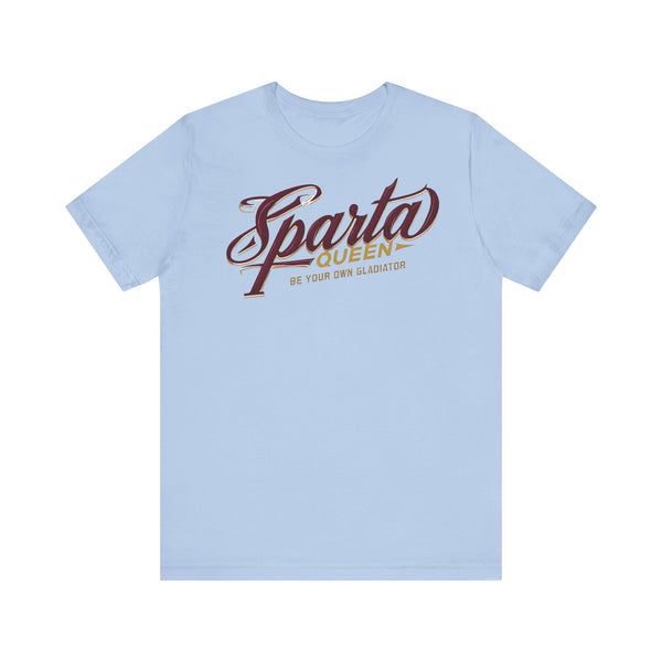 Sparta Queen Tee, Gladiator Shirt, Strength Motivational Tee, Fitness Apparel, Empowerment Gift, Workout Motivation Shirt