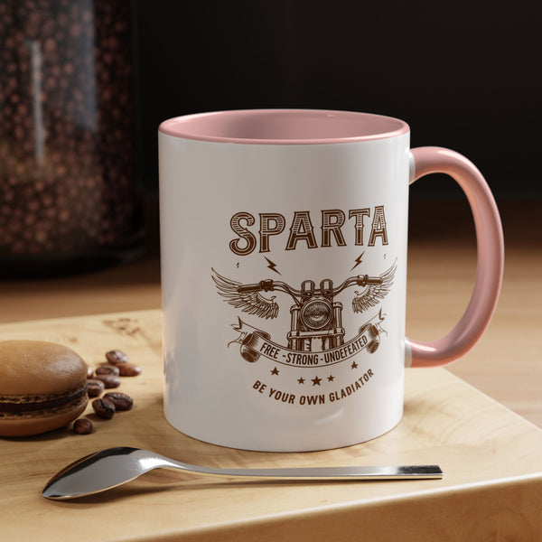Spartan Warrior Coffee Mug – Empowering Drinkware for Fitness Enthusiasts, Motivation Gift, Gym Lover, Gladiator Theme, Sports Events