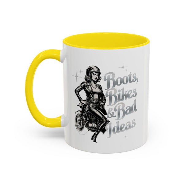 Coffee Mug for Female Bikers, Menopausal Riders Gift, Sparta Queen Mug, Motorcycle Womens Mug, Biker Gift, Ashpalt Goddess