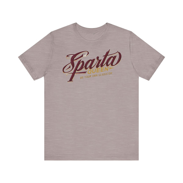 Sparta Queen Tee, Gladiator Shirt, Strength Motivational Tee, Fitness Apparel, Empowerment Gift, Workout Motivation Shirt