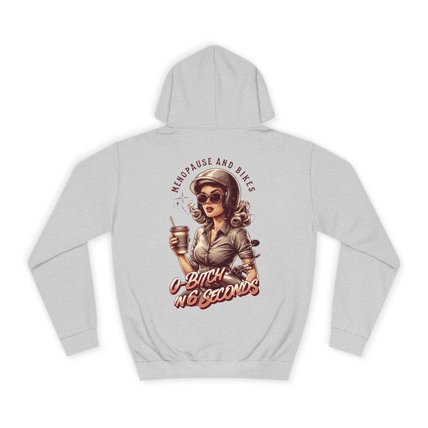 Fun and Sassy biker Hoodie female bikers, Perfect for Gift-Giving, Casual Wear, Biking, and Celebrations.