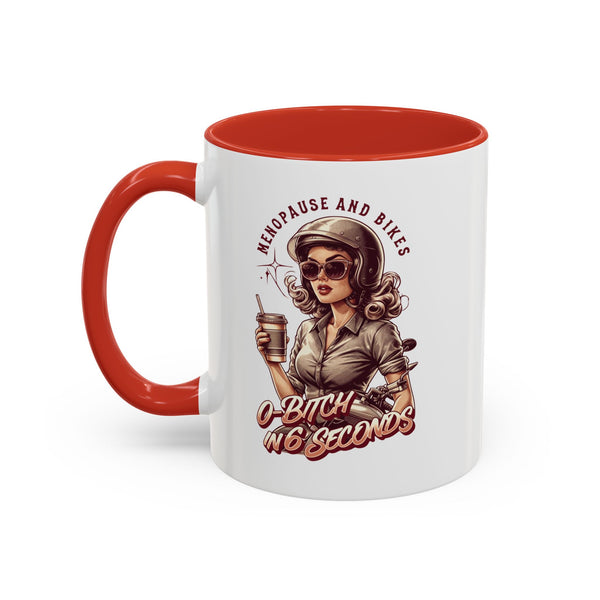 Menopausal Bikers Mug - Coffee Lover Gift, Funny Coffee Cup, Tea Lovers, Humor Mugs for Women, Biker Gift, Support Group