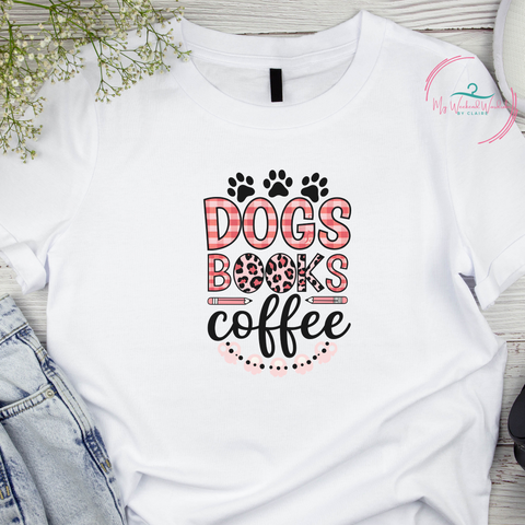 Dogs, Books & Coffee  - Printed